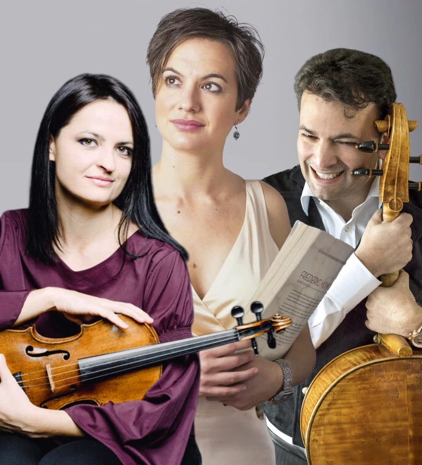 Lana Trotovsek, Sebastien Hurtaud i Maria Canyigueral